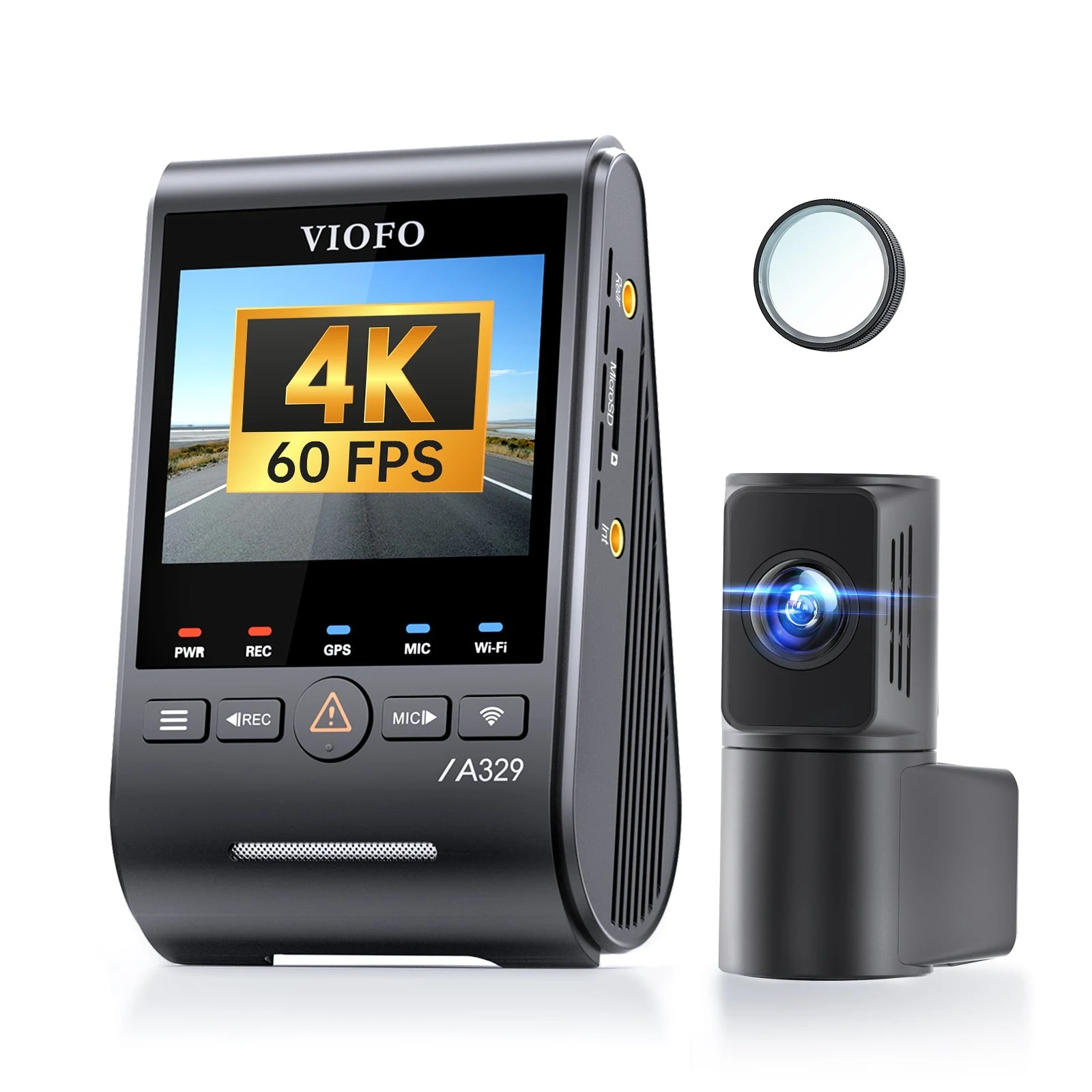 VIOFO A329S 2CH front and rear camera kit